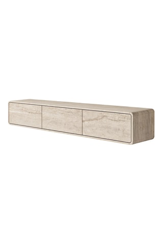 Meuble TV 3 abattants - 160 x 30 x 25 cm
