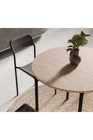 Table et 2 chaises - 89 x 76 x 89 cm