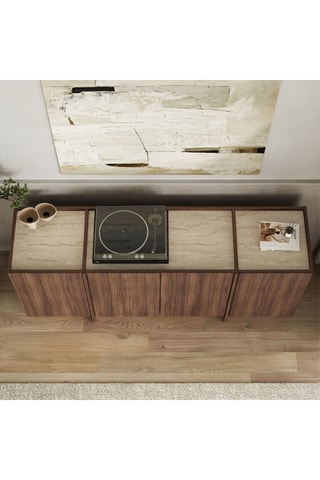 Buffet 4 portes - 180 x 45 x 80,2 cm