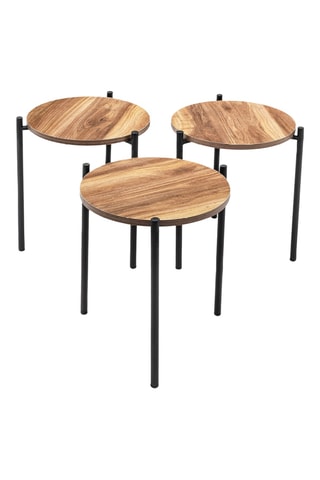 3 tables d'appoint - 45 x 39 cm