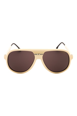 Zonnebril Heren - Categorie 3 - Beige en paars