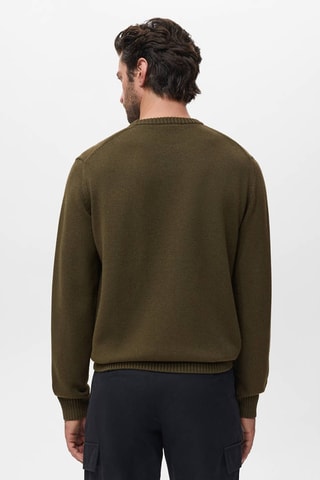 Pull-over en maille fine - Vert