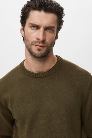 Pull-over en maille fine - Vert