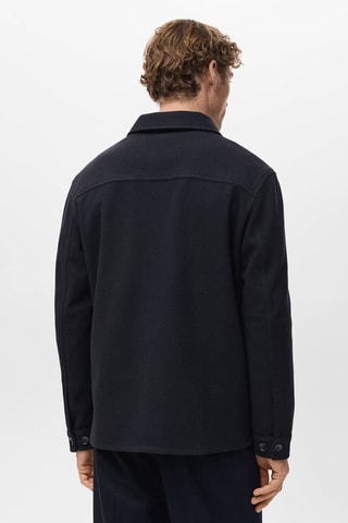 Surchemise flanelle regular-fit - Bleu