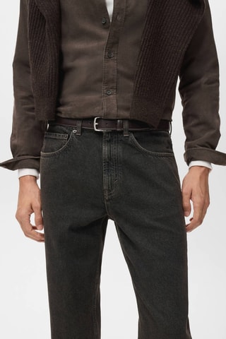 Jean Lori tapered-fit - Marron