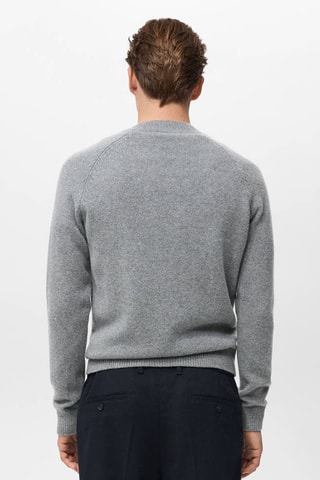 Pull en maille 100% laine italienne - Gris