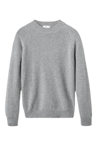 Pull en maille 100% laine italienne - Gris