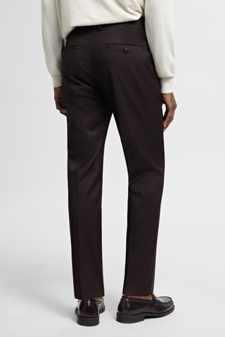 Pantalon costume super slim-fit tissu stretch - Bordeaux