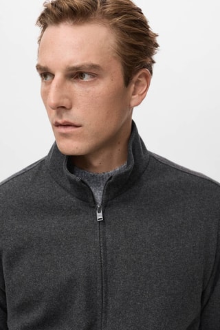 Veste zippée regular-fit - Gris