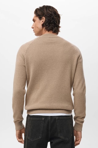 Pull en maille 100% laine italienne - Marron