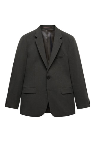 Veste costume slim-fit tissu comfort stretch - Vert