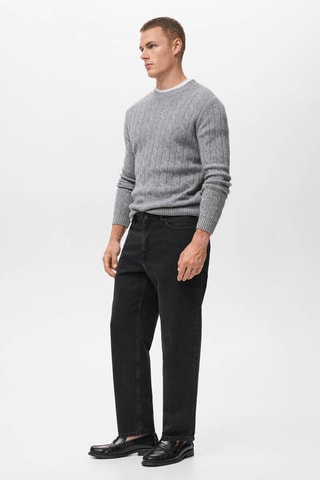 Jeans Sammy kort chinomodel - Zwart