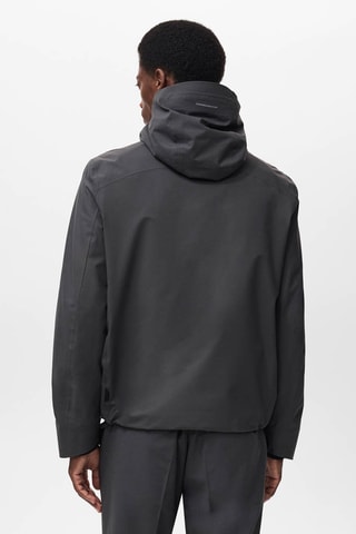 Veste à capuche résistante à l'eau - Vert