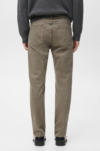 Jean Ben cropped tapered-fit - Vert