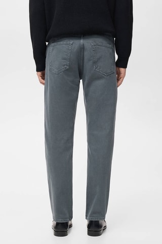 Jean Ben cropped tapered-fit - Gris