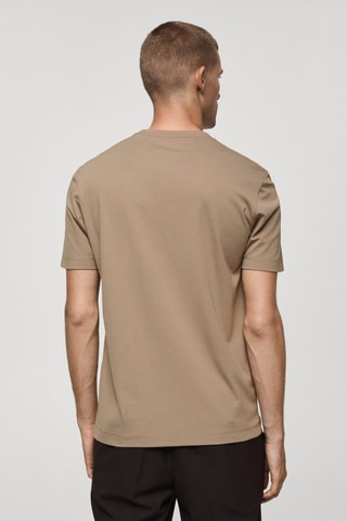 T-shirt extensible infroissable - Marron