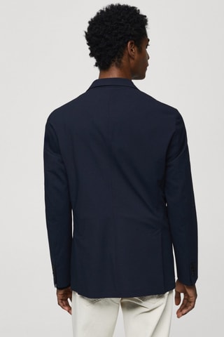 Veste de costume slim fit - Bleu