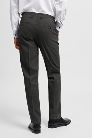 Pantalon costume slim-fit tissu comfort stretch - Vert