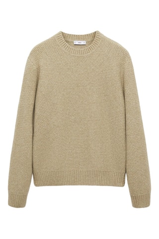Pull-over maille structure - Vert