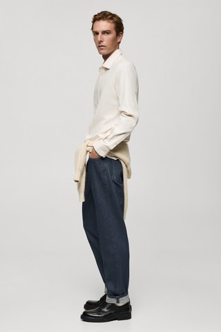 Jean regular-fit foncé - Gris