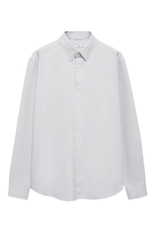 Chemise oxford 100 % coton - Gris