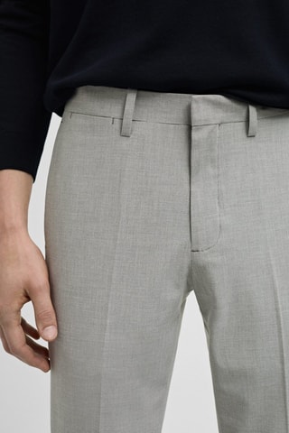 Pantalon costume Parí super slim-fit - Écru