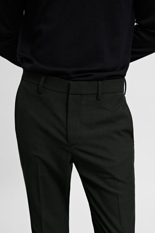 Pantalon costume super slim-fit tissu stretch - Vert