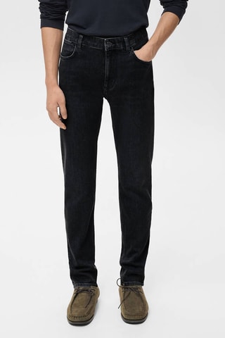 Jean Patrick slim fit Ultra Soft Touch - Noir