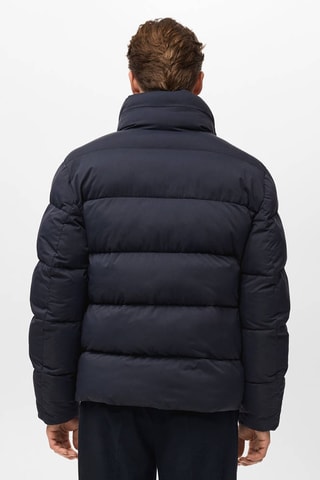 Anorak court matelassé déperlant - Bleu