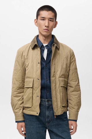 Veste matelassée hydrofuge - Beige