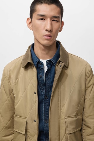 Veste matelassée hydrofuge - Beige