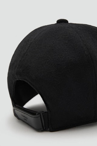 Casquette en laine - Noir