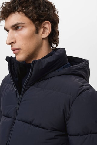 Anorak matelassé résistant à l'eau - Bleu