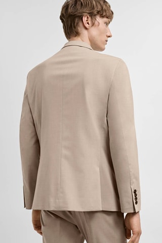Veste costume París super slim-fit - Beige
