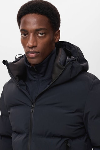 Anorak matelassé tissu imperméable - Bleu
