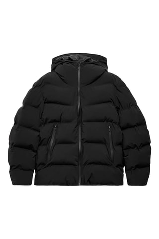 Anorak matelassé tissu imperméable - Noir