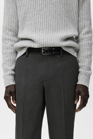 Pantalon flanelle regular-fit - Gris