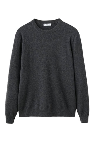 Pull-over 100% cachemire regular-fit - Gris