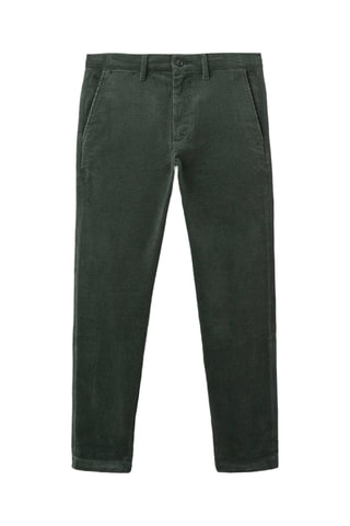 Pantalon velours côtelé slim-fit - Kaki