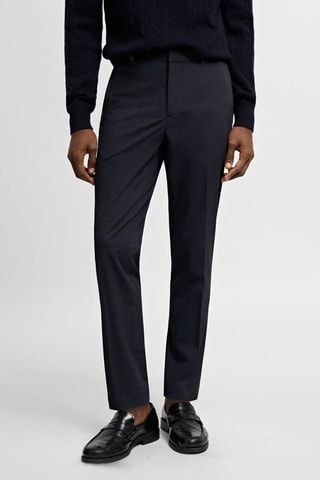 Pantalon de costume super slim fit - Bleu