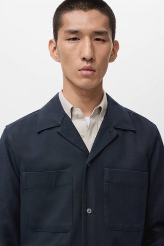 Surchemise poches regular-fit - Bleu