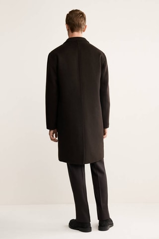 Manteau laine fait main - Marron