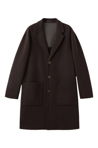 Manteau laine fait main - Marron