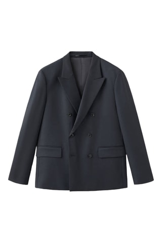 Veste de costume Boston slim fit croisée - Bleu
