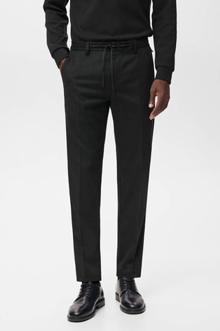 Pantalon flanelle slim-fit Thermolite® - Gris