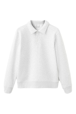 Sweat-shirt polo regular-fit - Gris