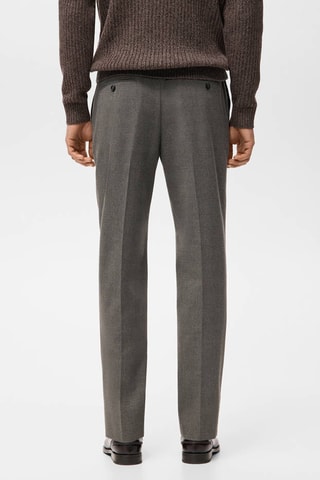 Pantalon regular fit fluide - Marron