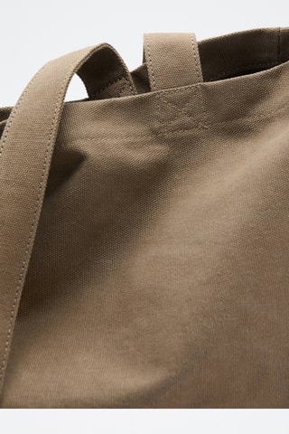 Sac cabas en coton - Marron
