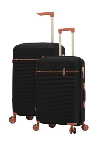 Valise cabine et valise grand volume Courcelles (S/L) - 55/75 cm - Noir