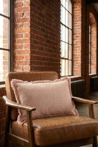 Housse de coussin en laine Aspen - Pétale - 50 x 80 cm